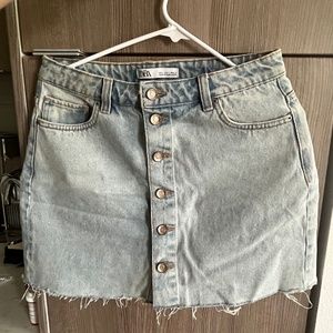 Zara denim skirt